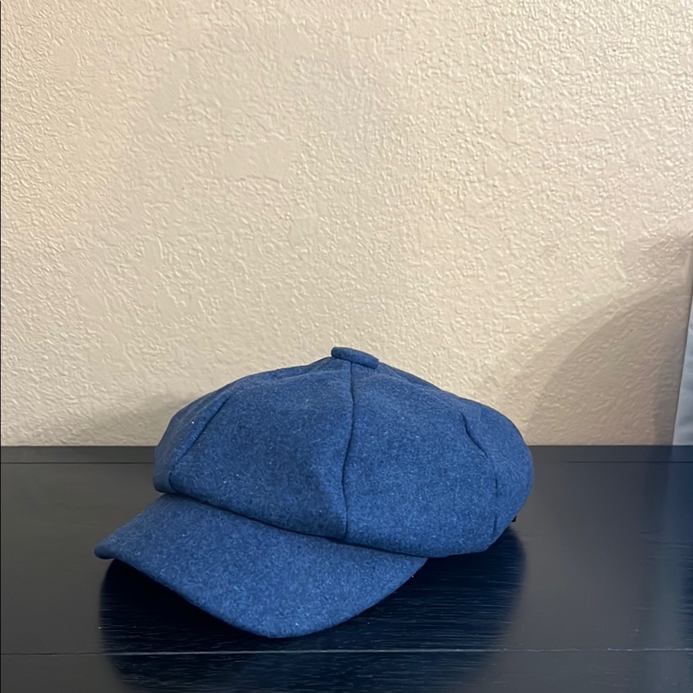 Classic Blue Newsboy Cap